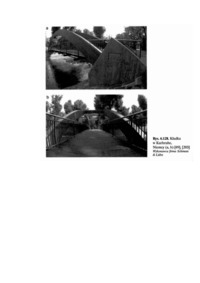 Kładka nad rzeką Alb w Karlsruhe w Niemczech - wykład