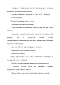 Wady i zalety drewna - wykład